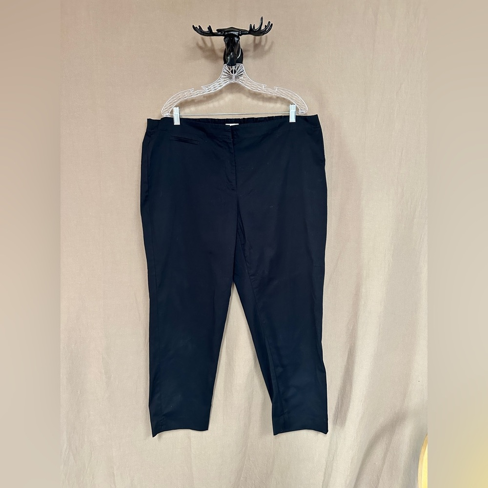 J. Jill plus size black pixie pant